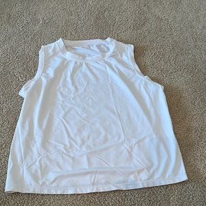 White athletic top